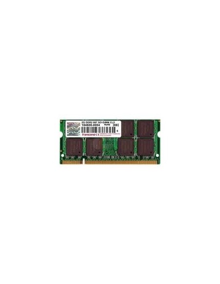 Memoria ddr2 2gb 667 so-dimm para portatil transcend