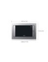 Microondas samsung fg87sst 23l encastrable acero inoxidable, ceramica