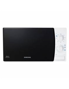 Microondas samsung  20l grill 750w / 1100w ceramica control manual, blanco