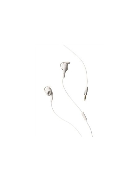 Jabra Active - Auriculares de oído interno deportivos con cable y con micrófono/mando a distancia, color blanco: Kiwiku.com: Ele
