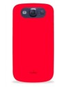 Carcasa fluo roja tacto seda galaxy s3 puro