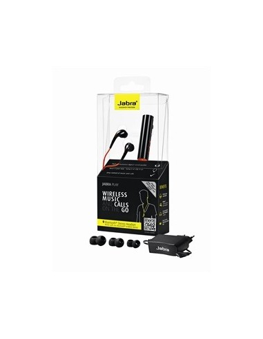 Jabra Play - Auriculares in-ear Bluetooth (con clip, estéreo) negro/naranja: Kiwiku.com: Electrónica