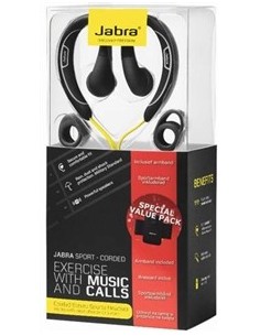 Jabra Sport Corded X-mas Pack - Auriculares in-ear, negro y amarillo: Kiwiku.com: Electrónica