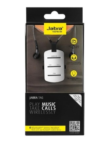 Jabra JATAG - Auriculares de diadema abiertos Bluetooth (control remoto integrado), negro - Electrónica - Kiwiku.com