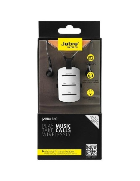 Jabra JATAG - Auriculares de diadema abiertos Bluetooth (control remoto integrado), negro - Electrónica - Kiwiku.com