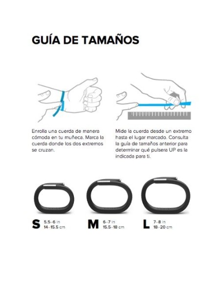 pulsera up 24 naranja talla mediana jawbone