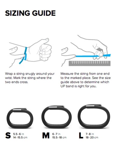 Jawbone UP - Pulsera para seguimiento de actividad (Bluetooth, compatible Android y iOS), talla L, color azul claro: Kiwiku.com: