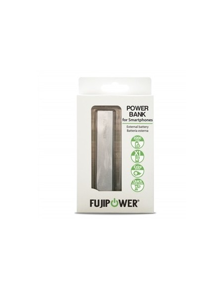 Fujipower FUJSPM002 - Batería externa Micro USB, 2200 mAh, plata: Fujipower: Kiwiku.com: Electrónica