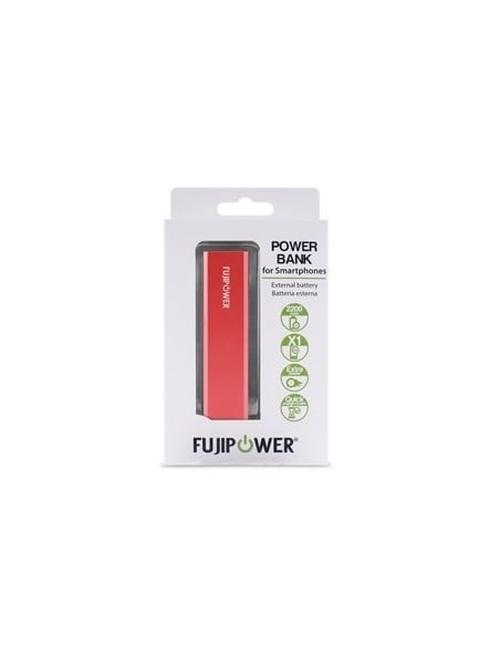 Fujipower FUJSPM004 - Batería externa Micro USB de 2200 mAh, roja: Fujipower: Kiwiku.com: Electrónica