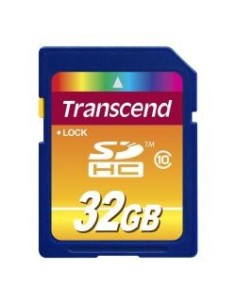 Transcend TS32GSDHC10E - Tarjeta de memoria SecureDigital de 32 GB (clase 10): Kiwiku.com: Informática