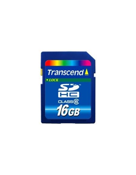 Transcend TS16GSDHC6 - Tarjeta de memoria SDHC de 16 GB (Clase 6): Transcend: Kiwiku.com: Informática
