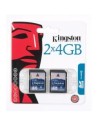 Tarjeta de memoria 4gb sdhc card class 4 2uds