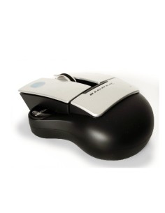 Raton kloner robot anatomico usb plata negro kru0075
