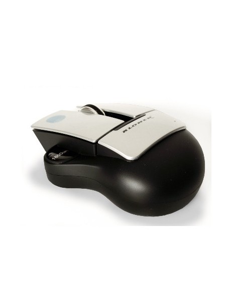 Raton kloner robot anatomico usb plata negro kru0075