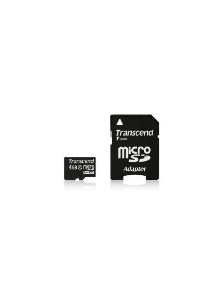 Transcend Tarjeta de Memoria 4gb Microsdhc TS4GUSDHC10