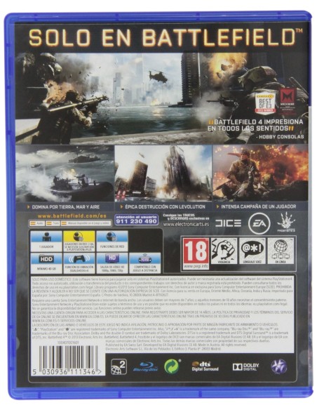 Battlefield 4: playstation 4: Kiwiku.com: Videojuegos