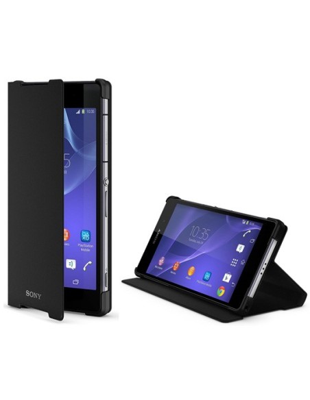 Sony SCR10 - Funda Style Cover Stand para Sony Xperia Z2, color Negro: Kiwiku.com: Electrónica