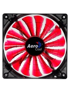 Ventilador int. aerocool shark red 12x12 con rodamientos dinamicos SHARKRED kiwiku.com