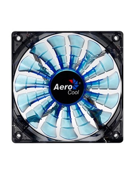 Ventilador int. aerocool shark blue 12x12 con rodamientos dinamicos fdb SHARKBLUE kiwiku.com