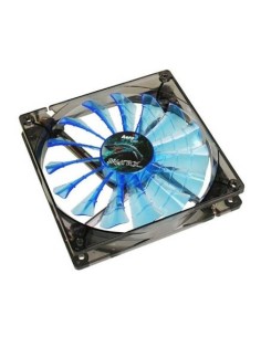 Ventilador int. aerocool shark blue 14x14 15 aspas con rodamientos dinamicos fdb SHARKBL14 kiwiku.com