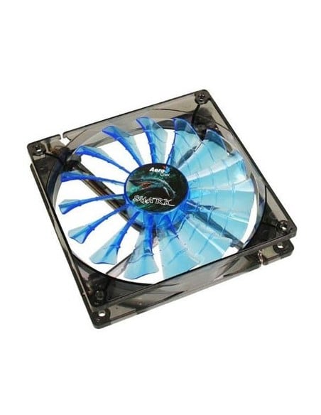 Ventilador int. aerocool shark blue 14x14 15 aspas con rodamientos dinamicos fdb SHARKBL14 kiwiku.com