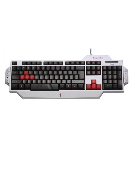 Teclado gaming templarius armakb usb teclas retroiluminadas 8 teclas desmontables