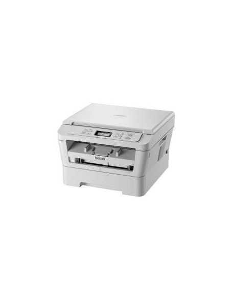 Brother DCP7055 - Impresora multifunción láser (monocromo, B/N 20 PPM), Blanco