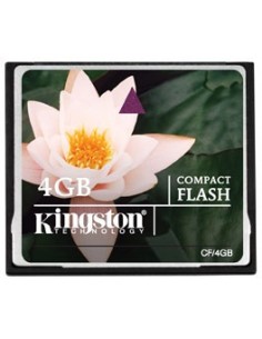 Kingston CF/4GB - Tarjeta de memoria CompactFlash estándar de 4 GB: Kingston: Kiwiku.com: Informática