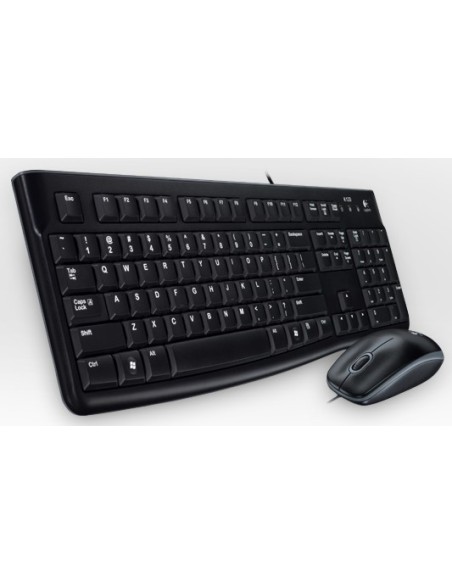 Logitech MK120 - Pack de teclado y ratón Negro