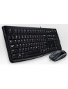 Logitech mk120 - pack de teclado y ratón negro