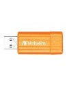 Memoria usb 4gb pinstripe volcanic naranja