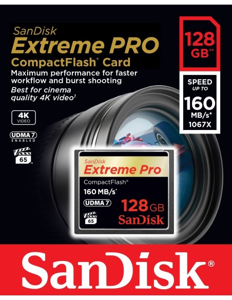 Extreme Pro CF 160MB/s 128 GB