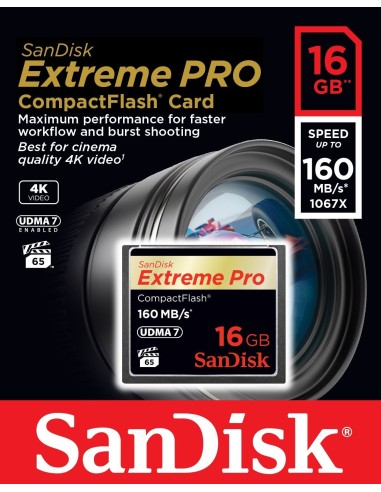 Extreme Pro CF 160MB/s 16 GB