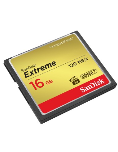 SanDisk Extreme - Tarjeta de memoria flash - 16 GB - CompactFlash SDCFXS-016G-X46 kiwiku.com