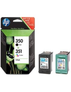 HP 350 amp 351 - Cartucho de tinta original, negro, cian, magenta, amarillo: HP: Kiwiku.com: Oficina y papelería