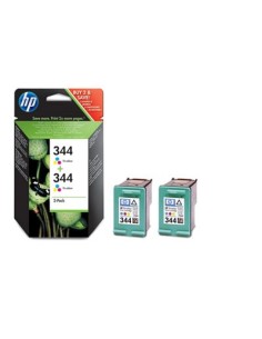 Pack 2 cartuchos de tinta 3 colores n° 344