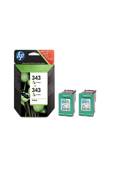 Pack 2 cartuchos de tinta tricolor nº343