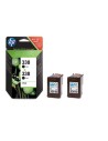 Paquete de 2 cartuchos de tinta negra para inyección de tinta hp 338