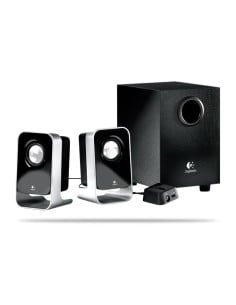 Logitech LS21 - Altavoces de ordenador (MP3 Docking), Negro: LOGITECH: Kiwiku.com: Informática