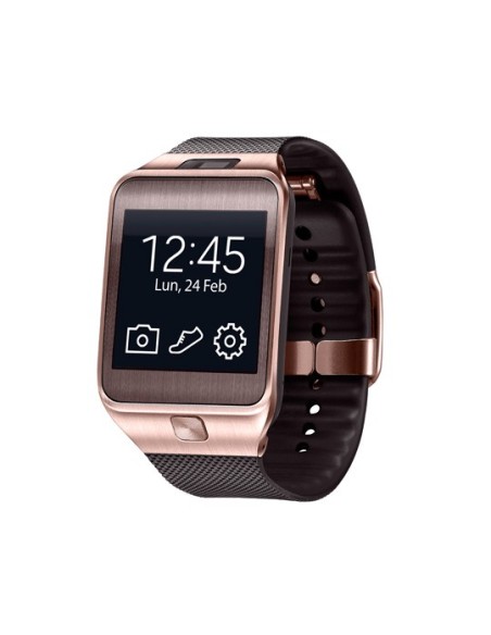 Reloj samsung gear 2 dorado marron
