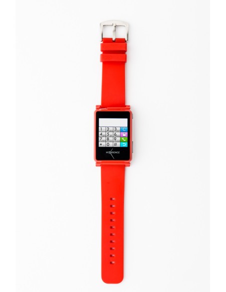MyKronoz Zenano - Smartwatch (pantalla 1.54, 256 MB, micro USB, Bluetooth), rojo: Kiwiku.com: Electrónica