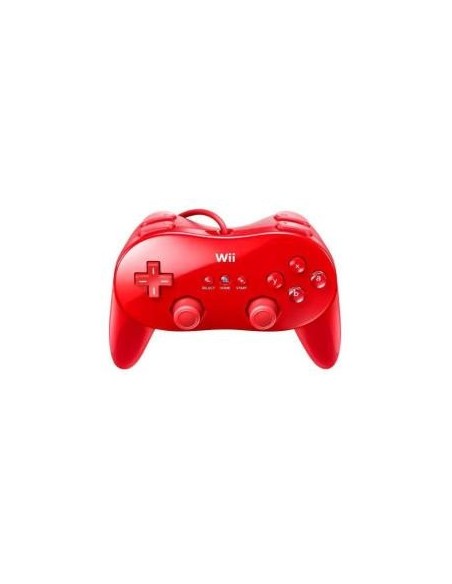 Wii mando clasico pro rojo