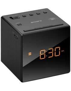 Sony ICF-C1 - Radiodespertador (AM/FM, alarma, fecha, pantalla LED), negro: Kiwiku.com: Electrónica