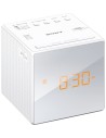Sony Icfc1w Radiodespertador Blanco Con Alarma y Radio Am/fm