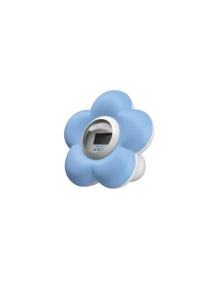 Philips Avent SCH550/20 - Termómetro de baño azul de habitación y baño, flota en el agua, seguro y divertido: Kiwiku.com: Bebé