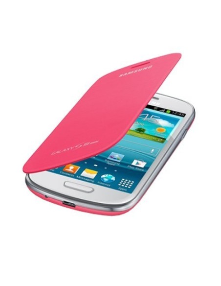 Samsung EFC-1M7FPEGSTD - Funda para móvil Galaxy S III Mini (Flip Cover), Rosa: Kiwiku.com: Electrónica