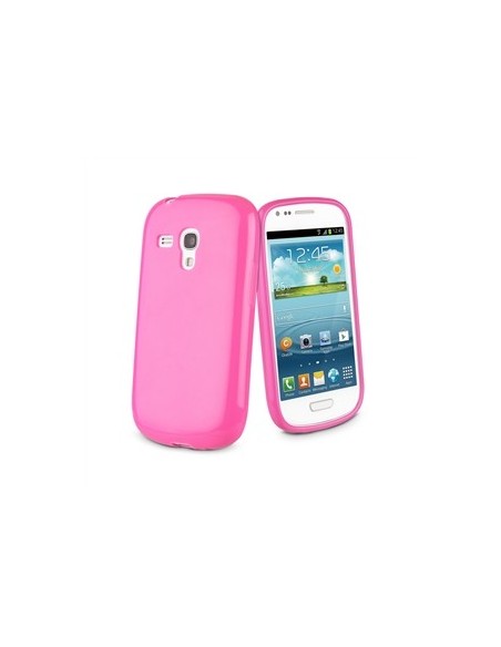 funda minigel rosa samsung i8190 galaxy s3 mini muvit