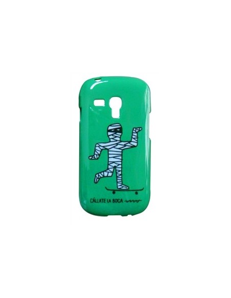carcasa momia skater samsung i8190 galaxy s3 mini callate la boca
