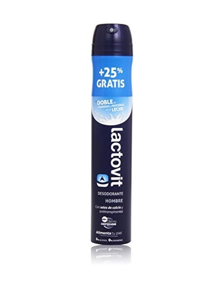 Lactovit Hombre Desodorante Spray Nutritivo 200+50 Ml 42291 kiwiku.com