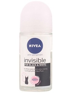 INVISIBLE FOR BLACK  WHITE WOMAN desodorante roll-on 50 ml 63008 kiwiku.com